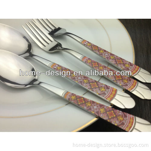 Chinese Style printing stainless steel cutlery
